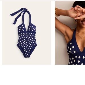 Women's Blue Ithaca Halter Swimsuit